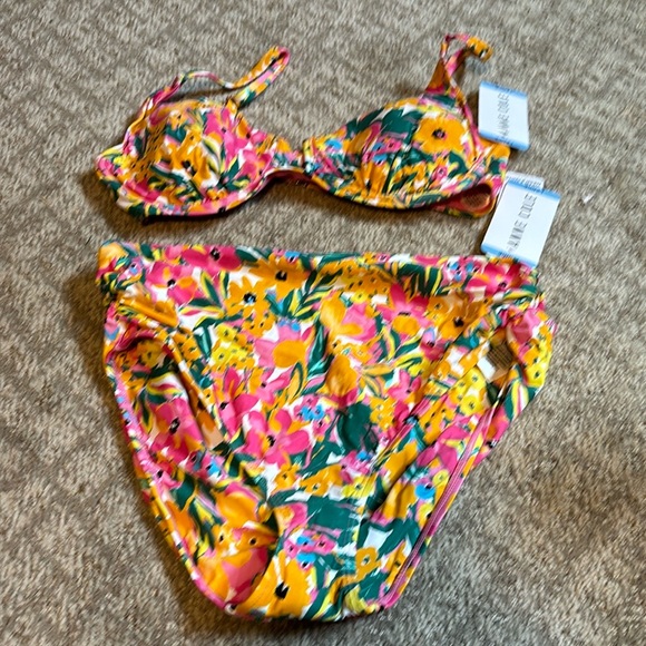 Anne Cole Other - NWT Anne Cole High Waist Bottom Floral Two Piece- sz Large